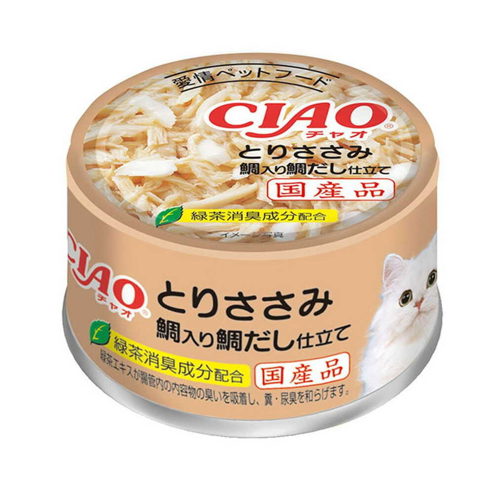 いなば チャオ とりささみ 鯛入り鯛だし仕立て 85g