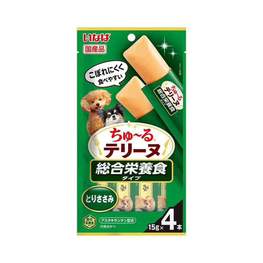 いなば ペットフード ちゅ～るテリーヌ 総合栄養食タイプ とりささみ 15g×4本