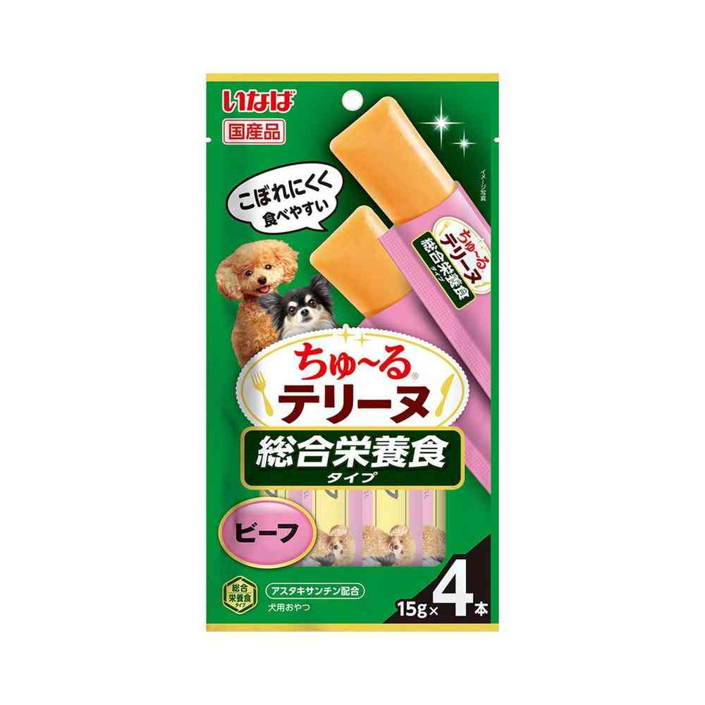いなば ペットフード ちゅ～るテリーヌ 総合栄養食タイプ ビーフ 15g×4本