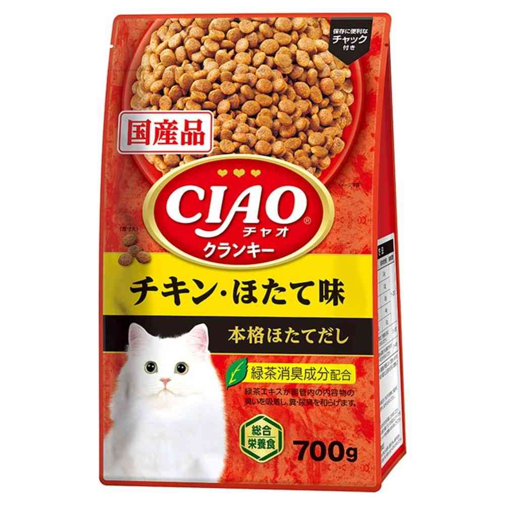 いなばペットフード CIAOクランキー チキン・ほたて味 700g   [12個セット]