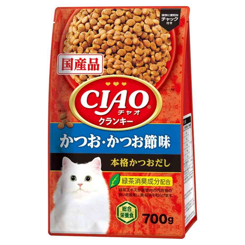 いなばペットフード CIAOクランキー かつお・かつお節味 700g   [12個セット]