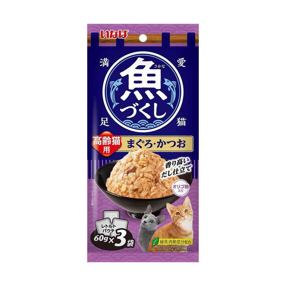 いなば 魚づくし 高齢猫用 まぐろ・かつお