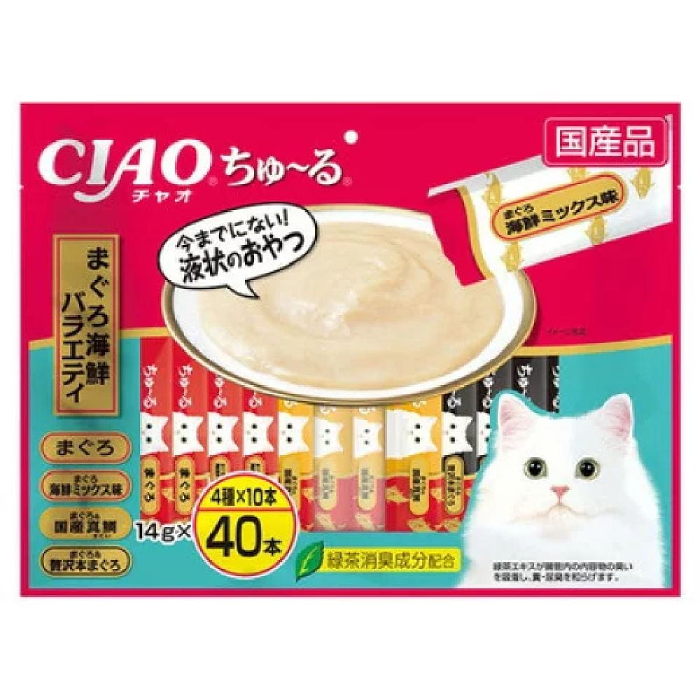 ちゅーるまぐろ海鮮バラエティ 14g×40P