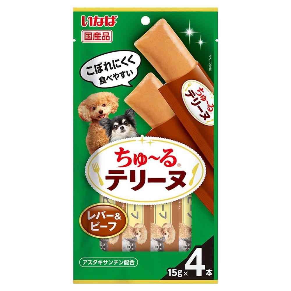 いなばペットフード ちゅ～るテリーヌ レバー＆ビーフ 15g×4本