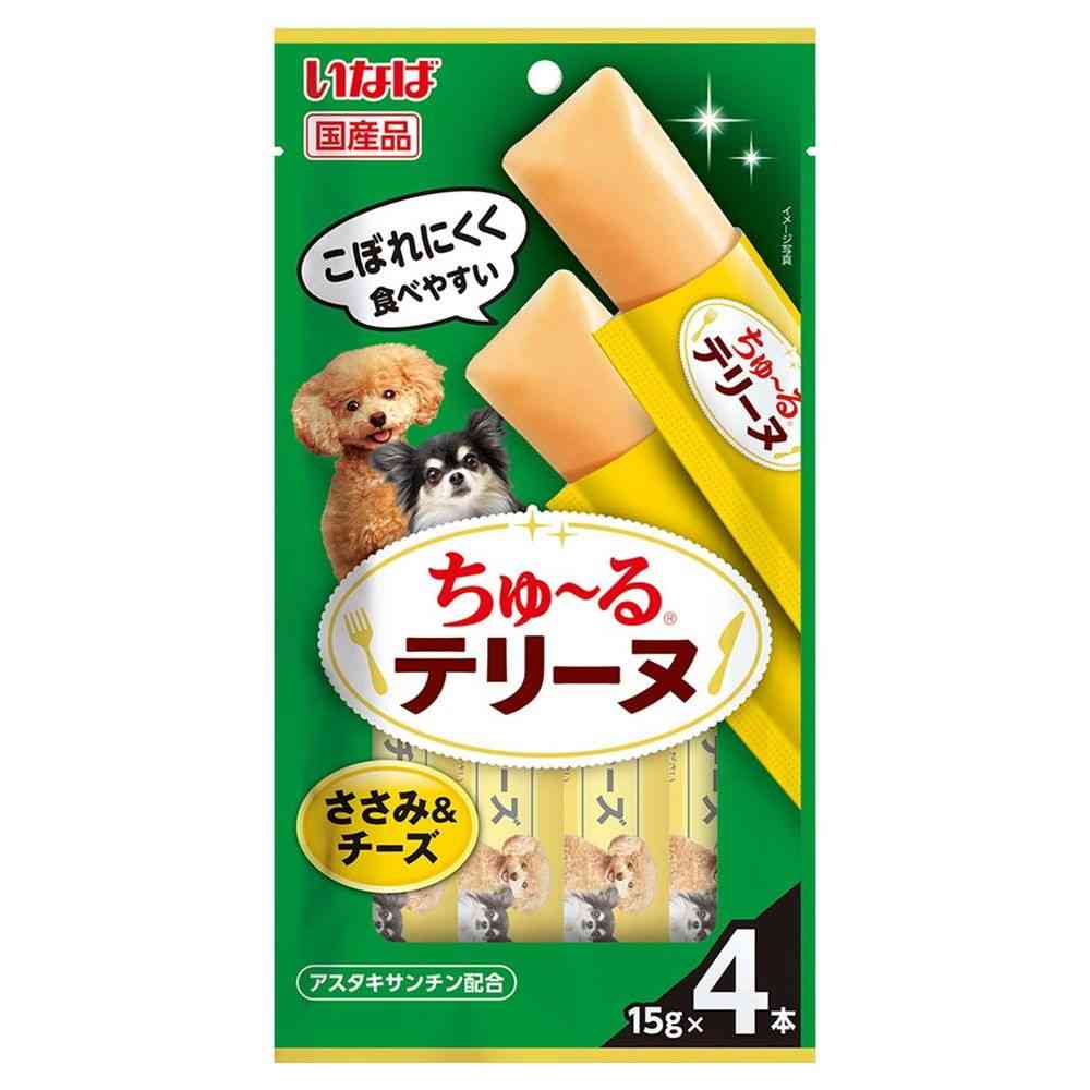 いなばペットフード ちゅ～るテリーヌ ささみ＆チーズ 15g×4本