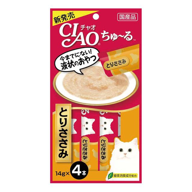 いなば チャオ ちゅ～る とりささみ 14G×4P