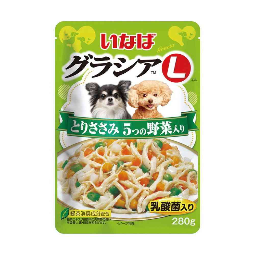 いなば グラシアLとりささみ5つの野菜入り