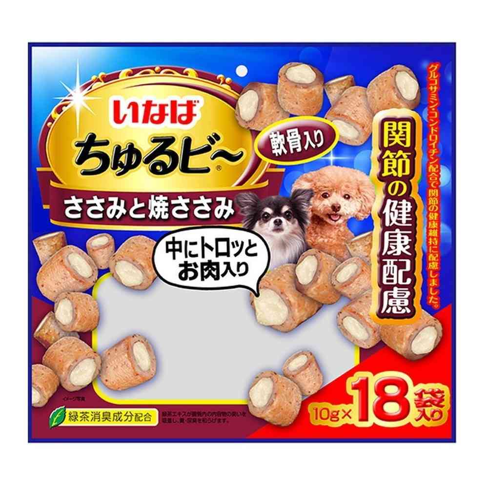 いなば ちゅるビー ささみと焼ささみ 軟骨入り 関節の健康配慮