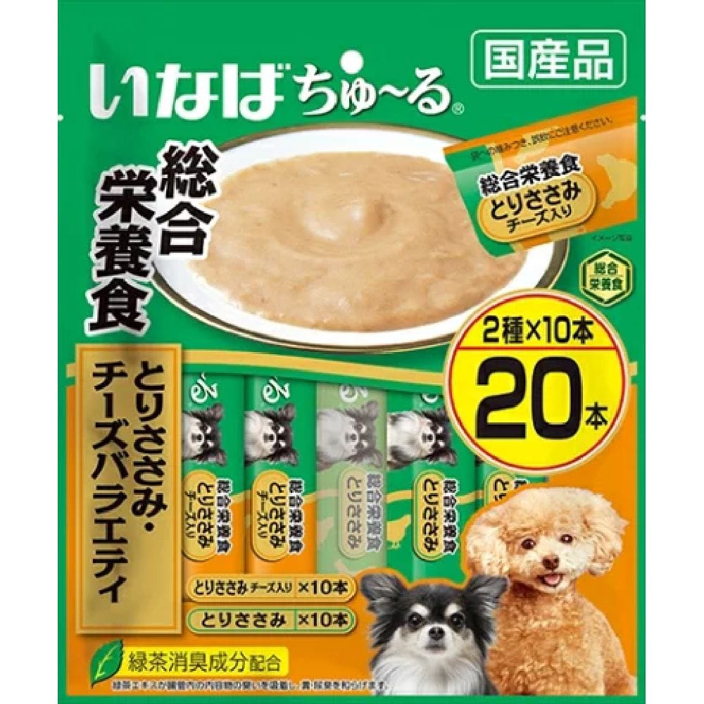 いなばちゅーる総合栄養食とりささみチーズバラエティ 14g×20P