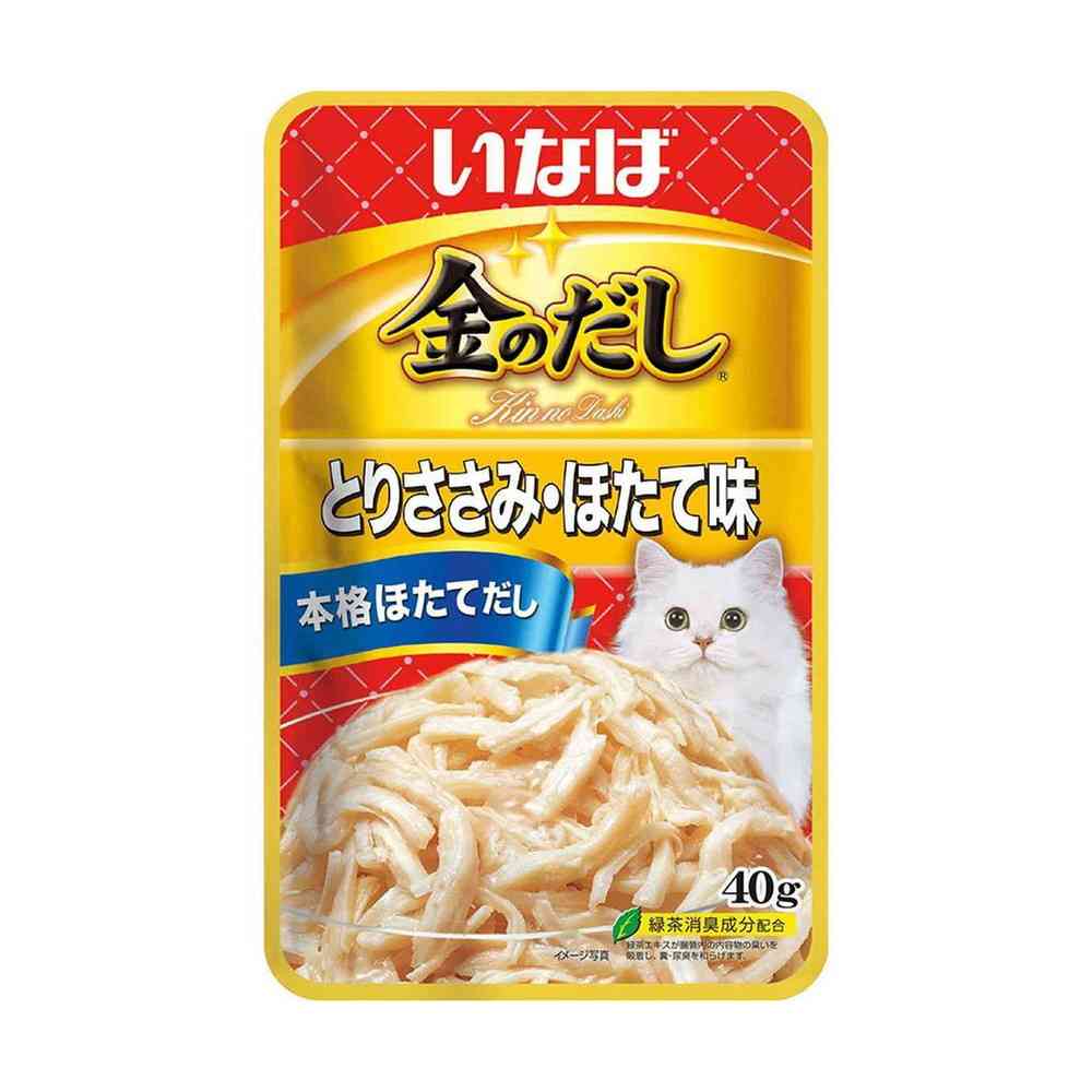 いなば 金のだしパウチ とりささみ・ほたて味