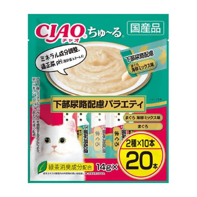 ちゅ～る20本幅狭下部尿路配慮バラエティ 14g×20本