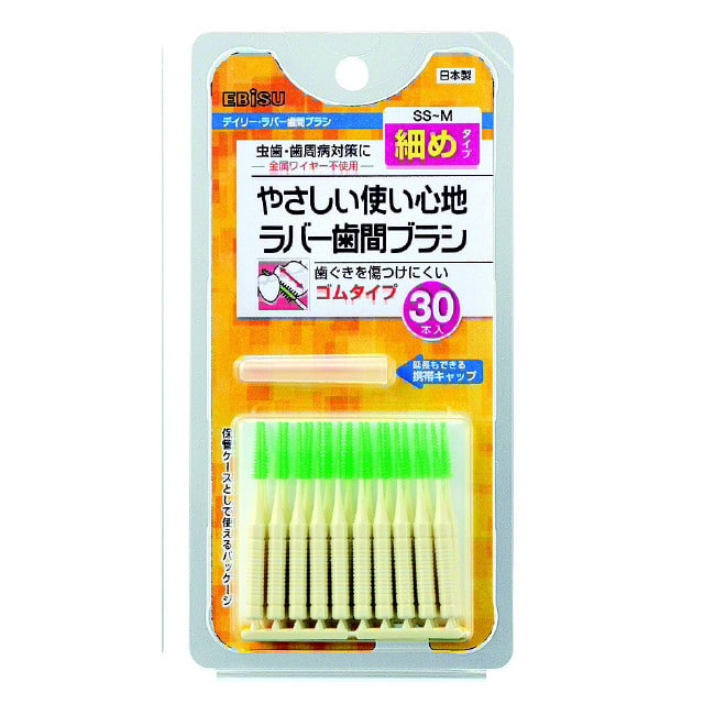ラバー歯間ブラシＳＳ－Ｍ３０本