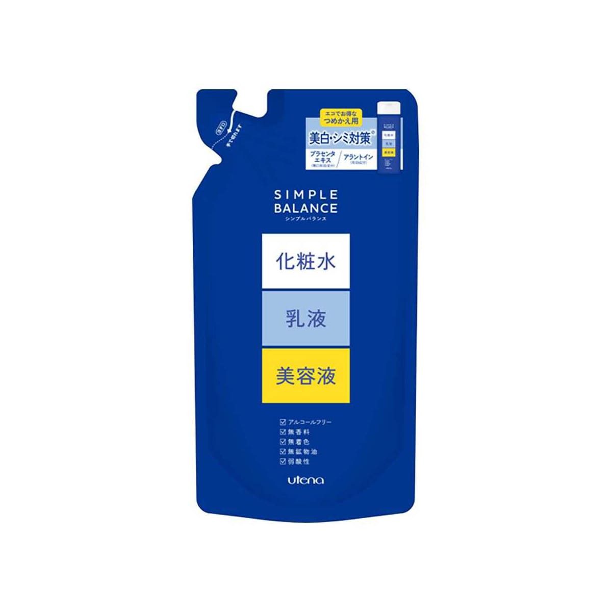 ウテナ シンプルバランス 薬用美白ローション 詰め替え 200ml