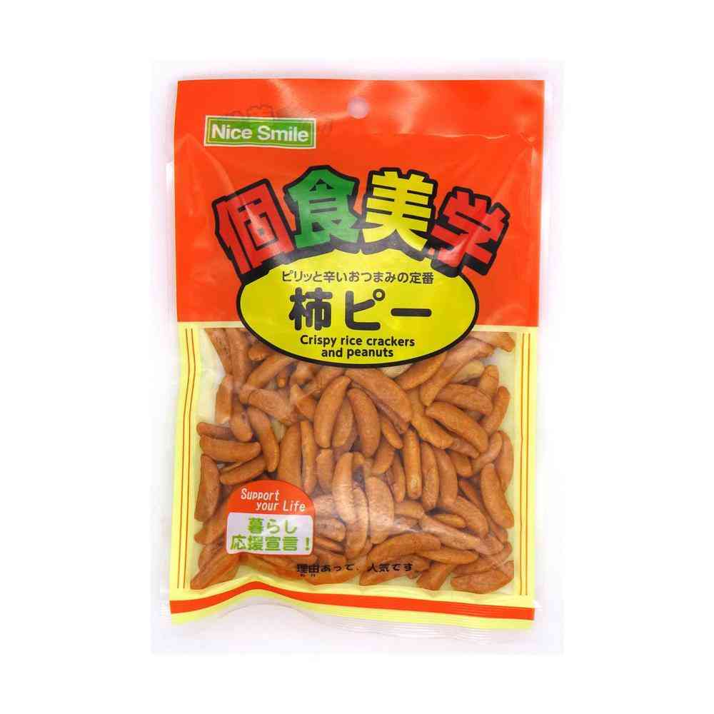 ◆エヌエス 稲葉ピーナツ 個食美学 柿ピー 80g [16個セット]