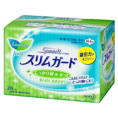 花王 ロリエ スリムガード しっかり昼用 28個【3個セット】