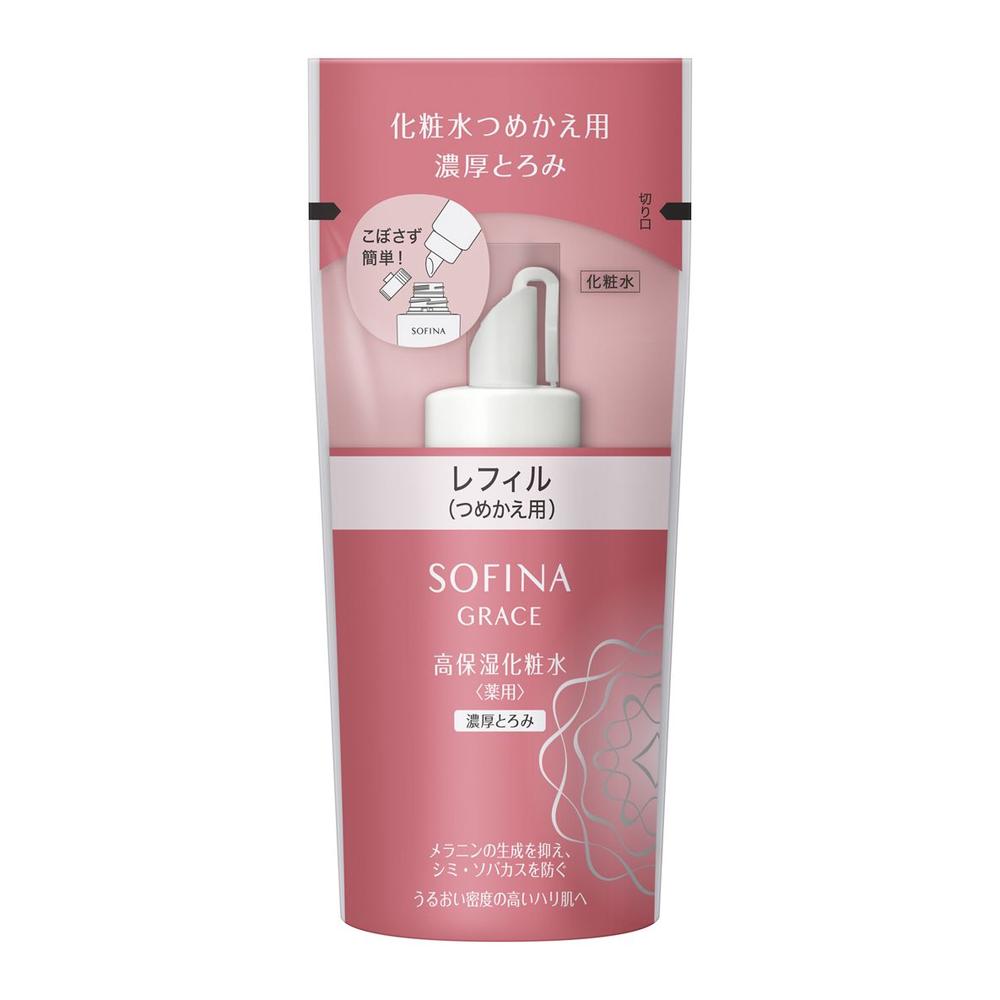 [医薬部外品]ソフィーナグレイス 高保湿化粧水 薬用 濃厚とろみ 詰替 130ml