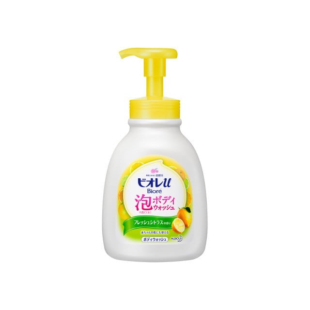 ビオレu 泡で出てくるボディウォッシュ フレッシュシトラスの香り ポンプ 600ml