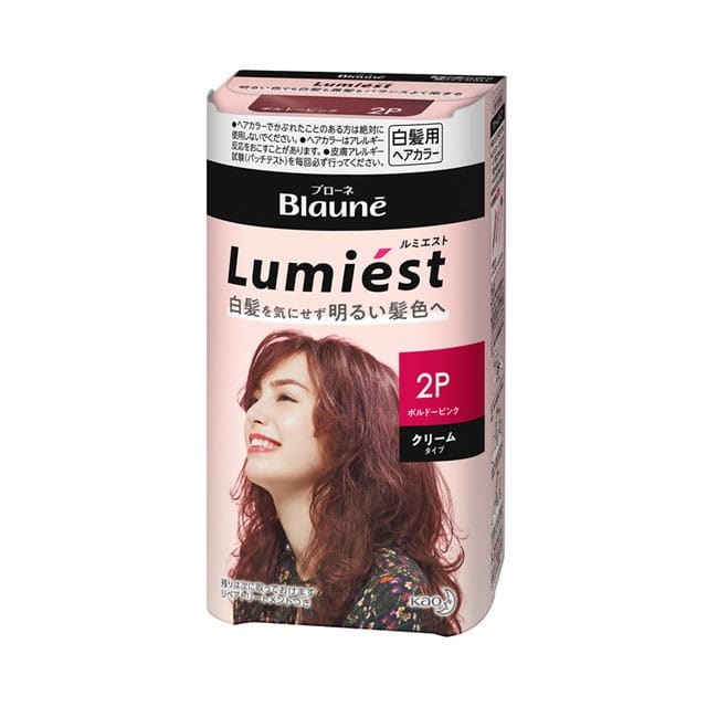 [医薬部外品]花王 ブローネ ルミエスト ヘアカラー 2P ボルドーピンク  108g