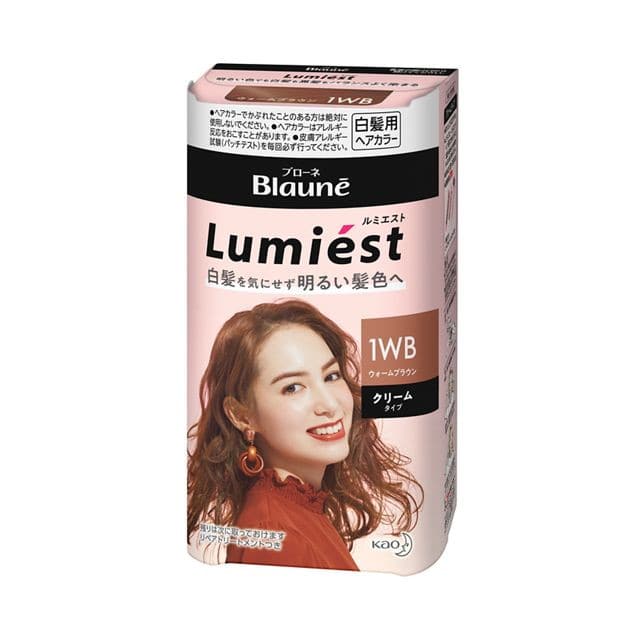 [医薬部外品]花王 ブローネ ルミエスト ヘアカラー 1WB ウォームブラウン  108g