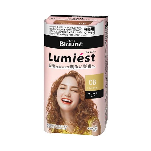 [医薬部外品]花王 ブローネ ルミエスト ヘアカラー 0B シフォンブラウン  108g