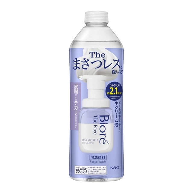 花王 ビオレ ザフェイス 泡洗顔 オイルコントロール 詰め替え  340ml