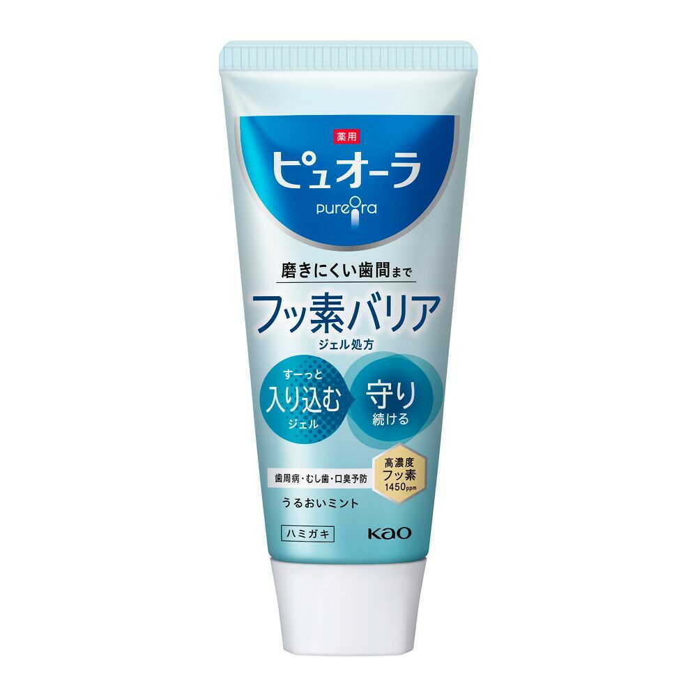 [医薬部外品]薬用ピュオーラ バリア ジェル ハミガキ うるおいミント 115g
