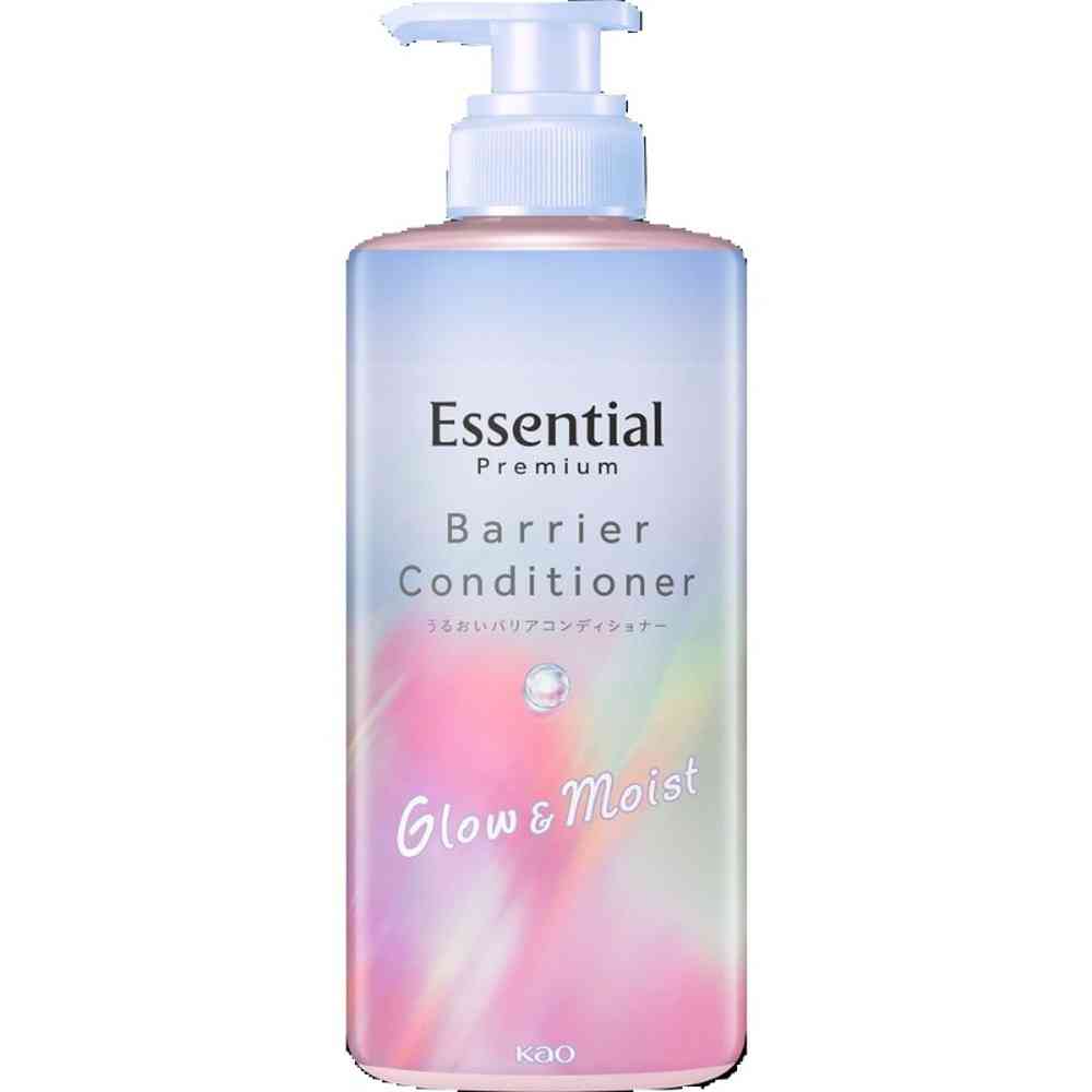 花王 エッセンシャル プレミアム うるおいバリアコンディショナー グロウ＆モイスト ポンプ 450ml