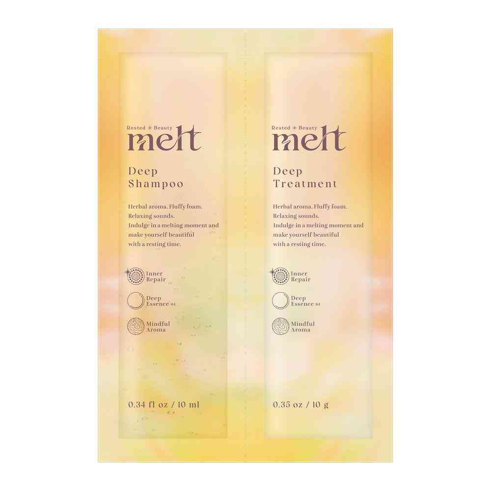 花王 メルト ディープシャンプー&トリートメント ピロー 10ml＋10g   [12個セット]