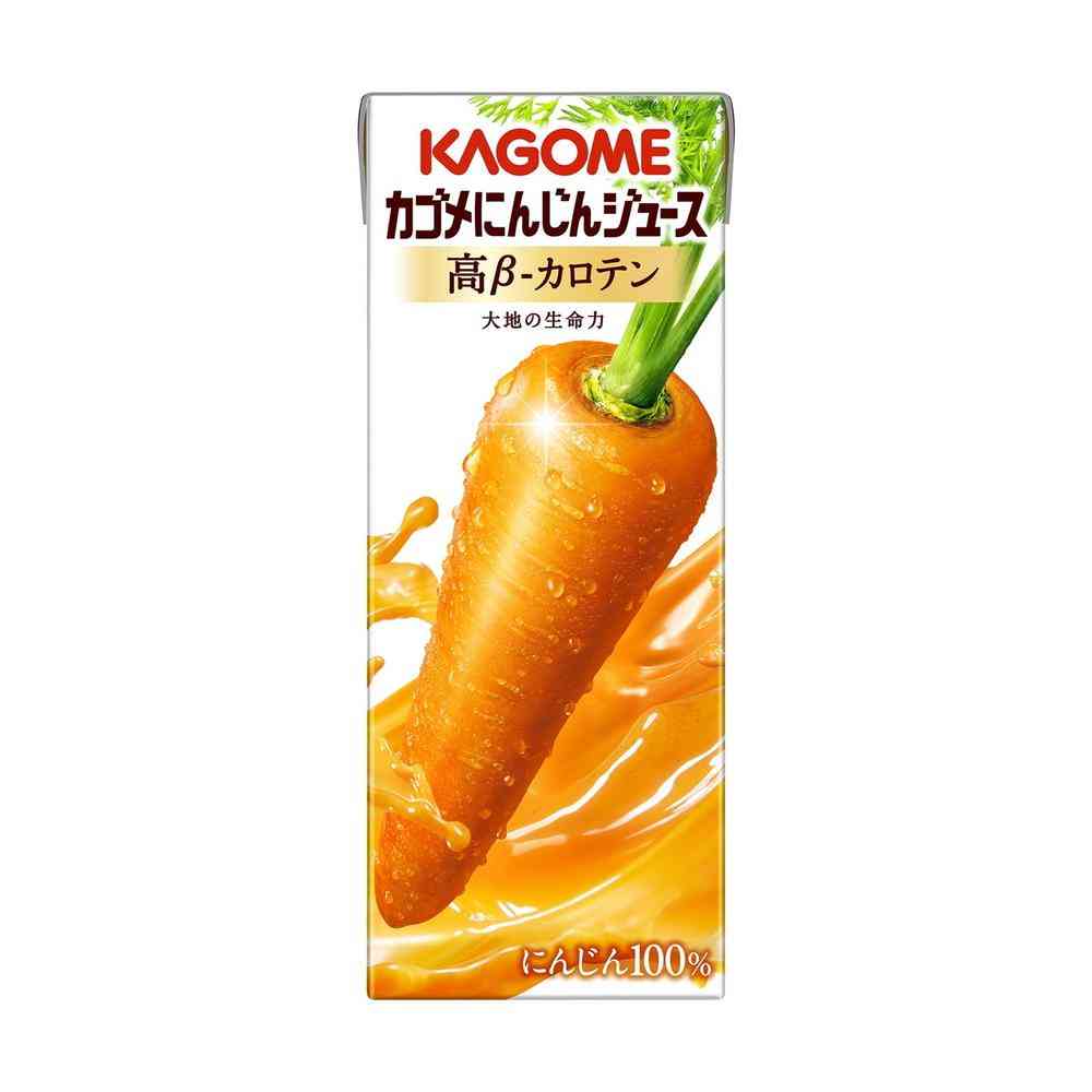 ◆カゴメ にんじんジュース 高β-カロテン 200ml   [24個セット]