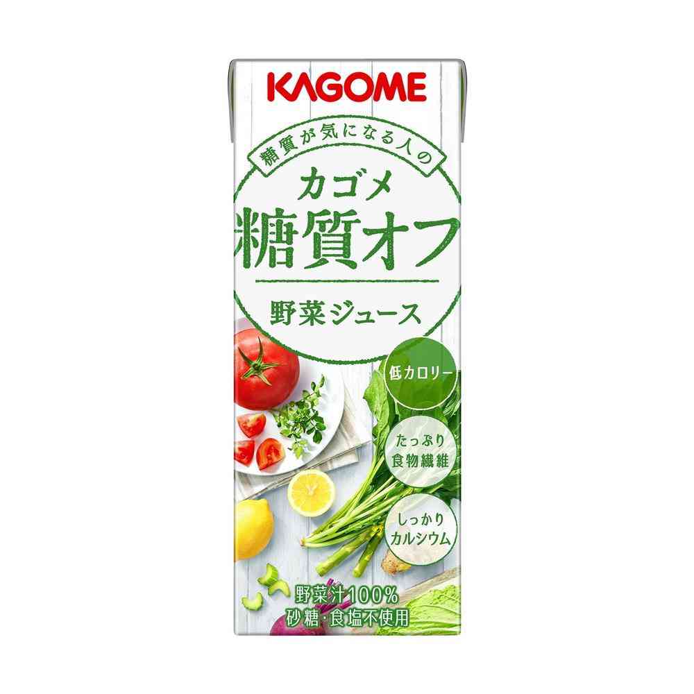 ◆カゴメ 糖質オフ 野菜ジュース 200ml   [24個セット]