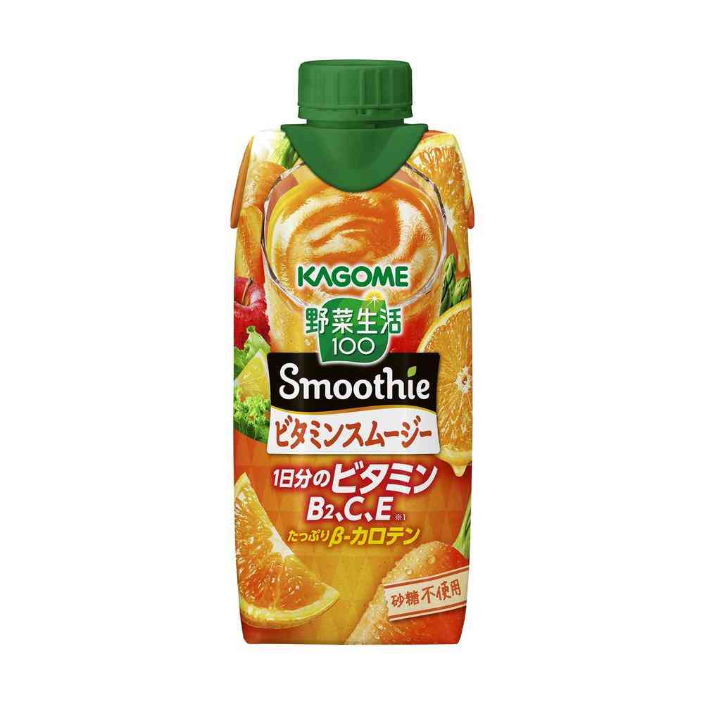 ◆カゴメ 野菜生活100 Smoothie ビタミンスムージー 330ml   [24個セット]