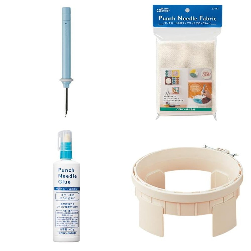 クロバー パンチニードルスターターセット75-073 【直送品】 返品・キャンセル・他商品と同時購入は不可