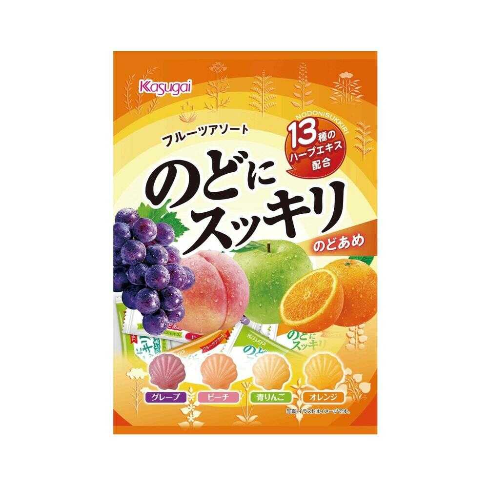 ◆春日井 のどにスッキリフルーツアソート 118g   [12個セット]