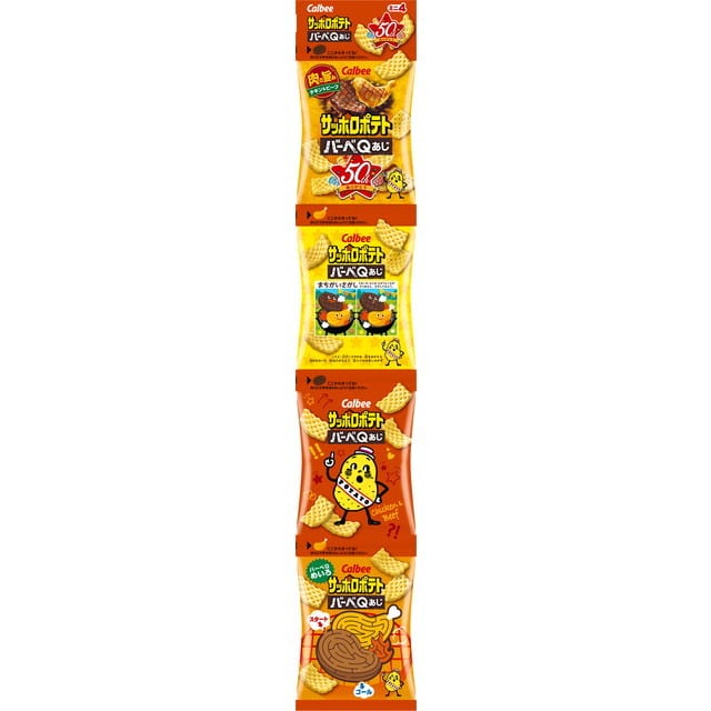 ◆カルビー サッポロポテト バーベQあじミニ4 36G【10個セット】