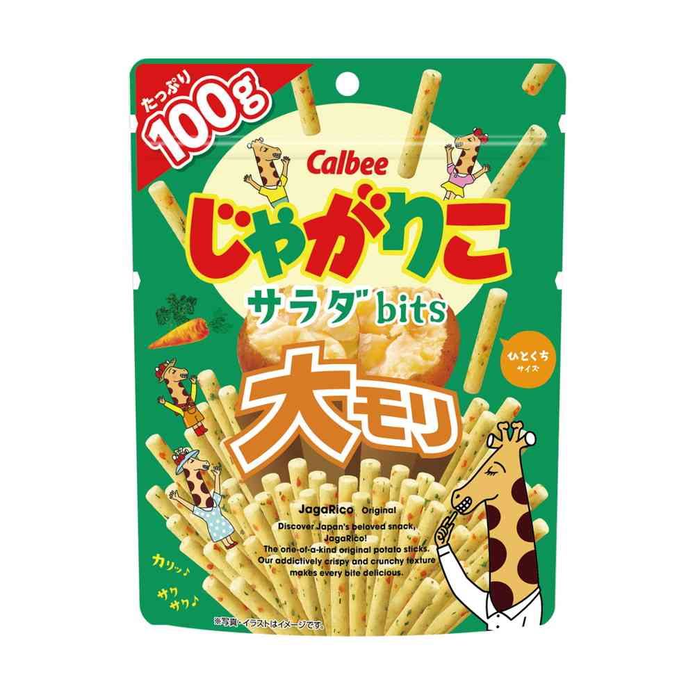 ◆カルビー じゃがりこサラダbits大モリ 100g [12個セット]