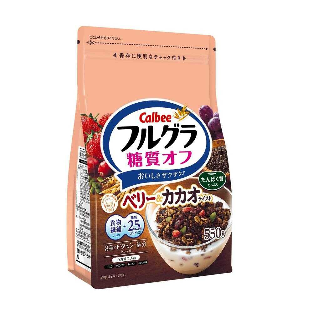 ◆カルビー フルグラ糖質オフベリー＆カカオテイスト 1枚   [6個セット]