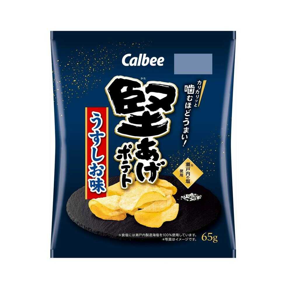 ◆カルビー 堅あげポテトうすしお味 65g   [12個セット]