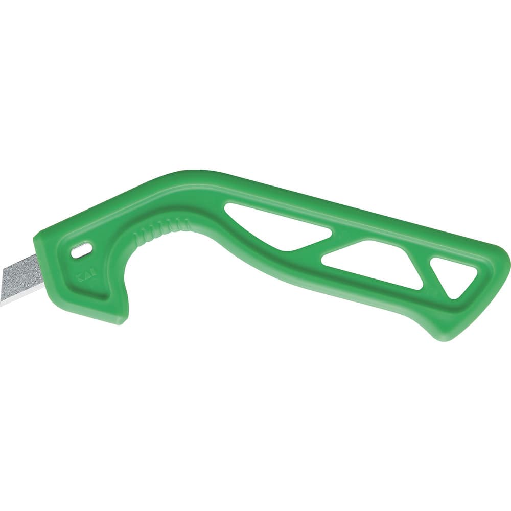 貝印刃物 異物混入対策スリットナイフ（グリーン）100本入 メーカー直送 ▼返品・キャンセル不可[他商品との同時購入不可]