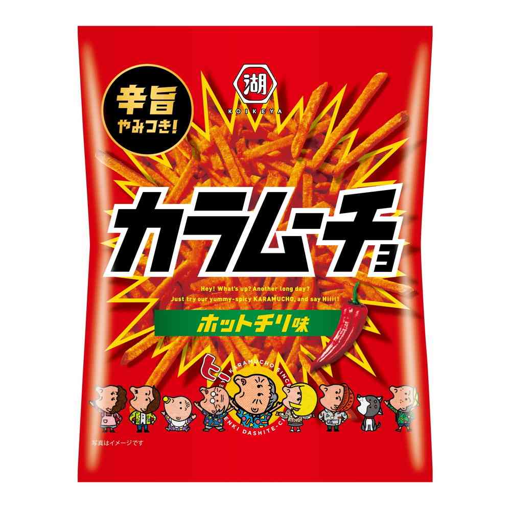 ◆湖池屋 スティックカラムーチョ ホットチリ味 90g [12個セット]