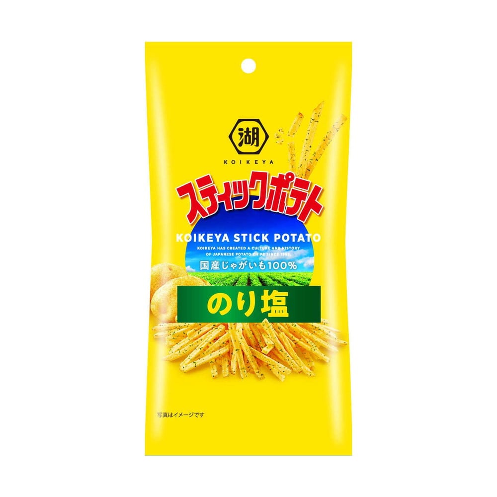 ◆湖池屋 スリムバッグスティックポテト のり塩 34g【6個セット】