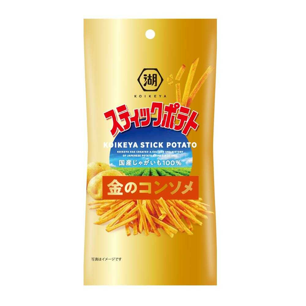 ◆湖池屋 スリムバッグ 金のコンソメ 34g   [6個セット]