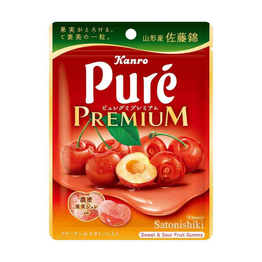 ◆カンロ ピュレグミプレミアム 山形産佐藤錦 54g   [6個セット]