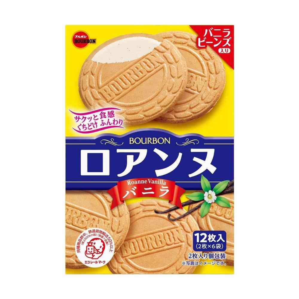 ◆ブルボン ロアンヌ バニラ 12枚   [6個セット]