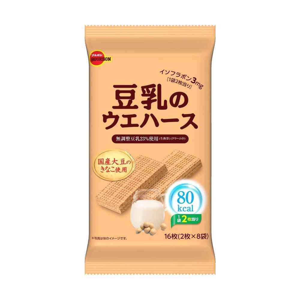 ◆ブルボン 豆乳のウエハース 16枚   [6個セット]