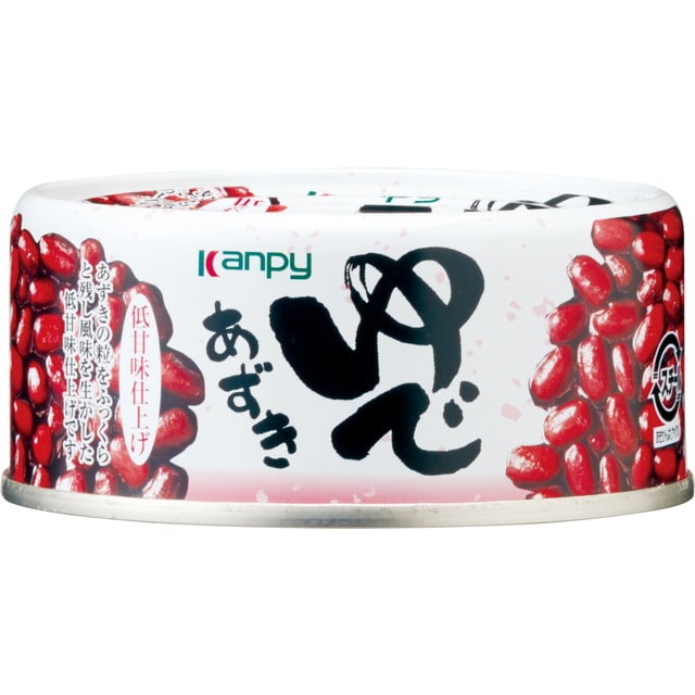 ◆カンピー ゆであずき 低甘味仕上げ 165g【6個セット】