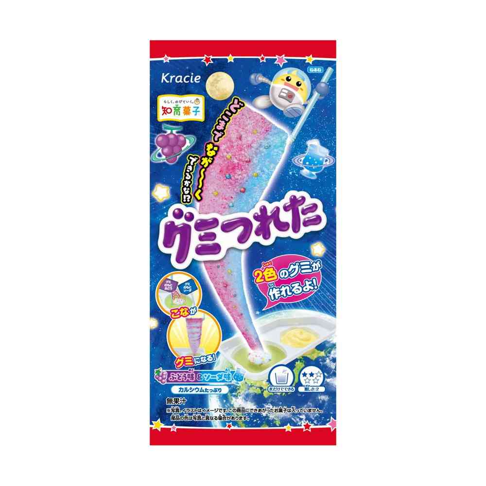 ◆クラシエ グミつれた ぶどう＆ソーダ 19g   [10個セット]