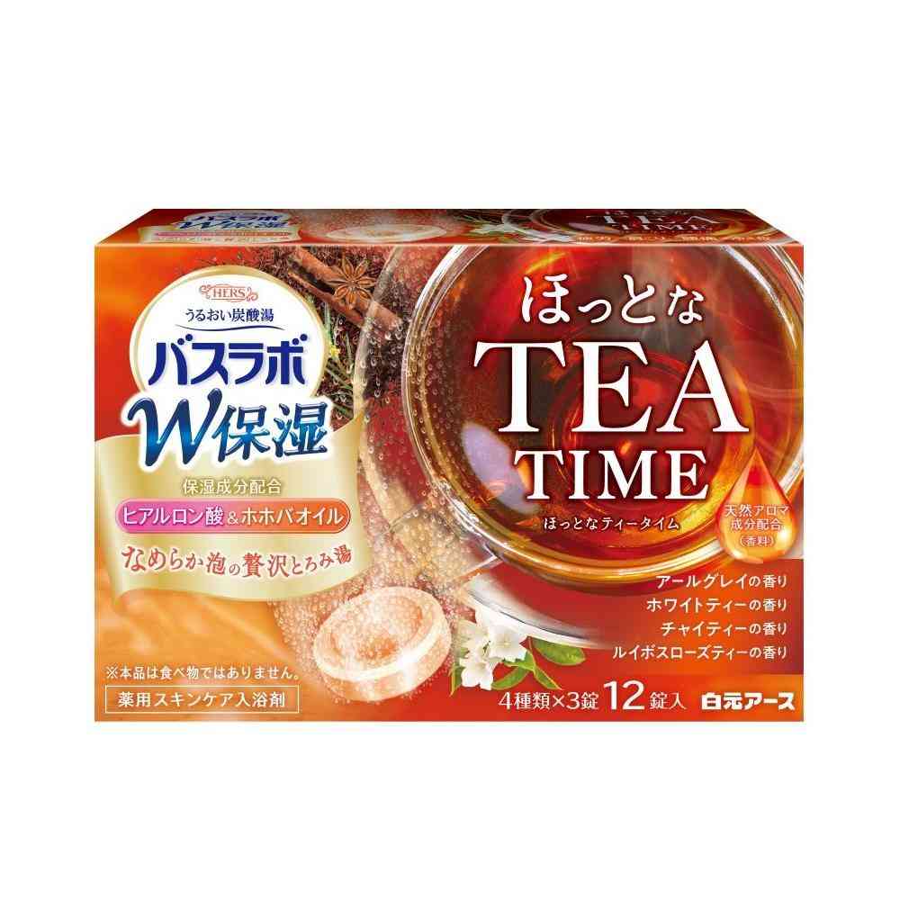 白元アース HERSバスラボ W保湿 ほっとなTEATIME