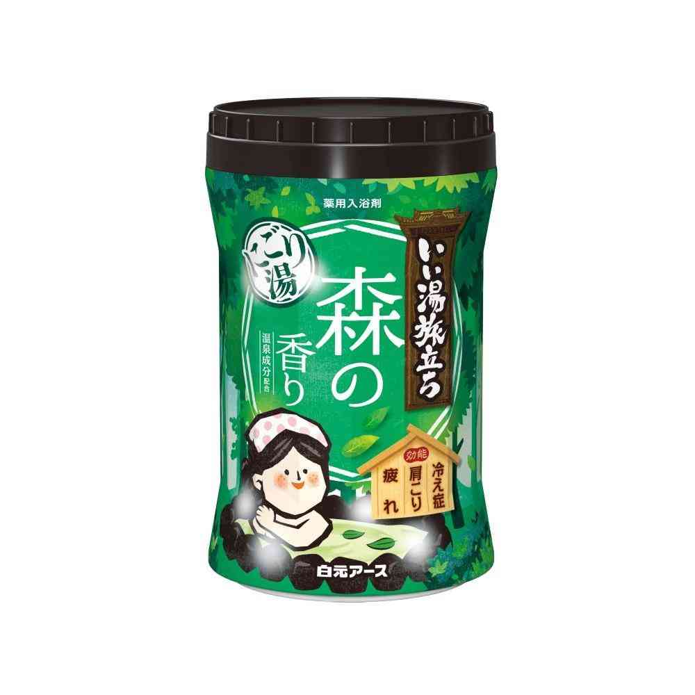 白元アース いい湯旅立ち ボトル にごり湯 森の香り