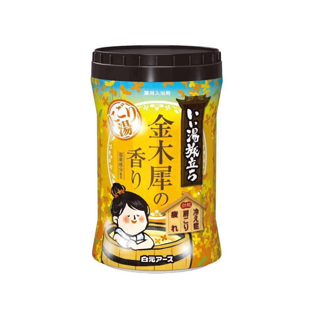白元アース いい湯旅立ち ボトル にごり湯 金木犀の香り