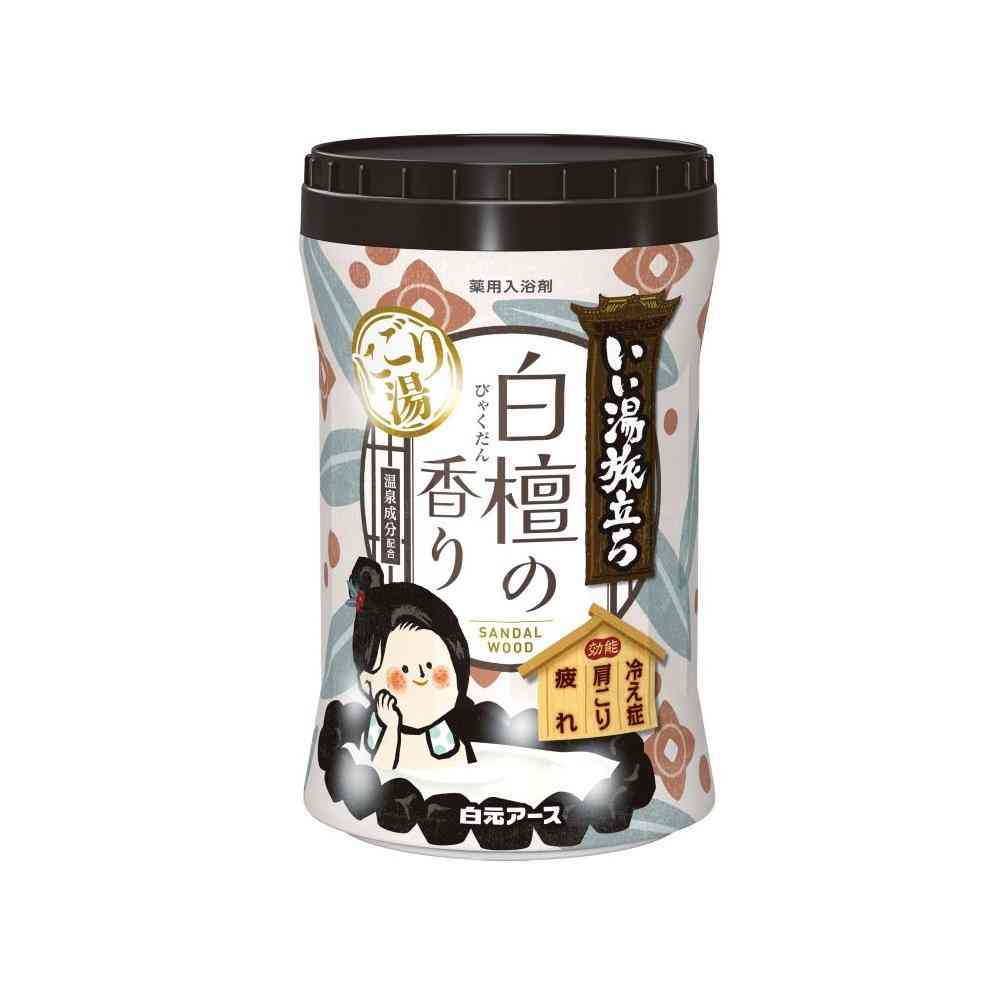 白元アース いい湯旅立ち ボトル にごり湯 白檀の香り